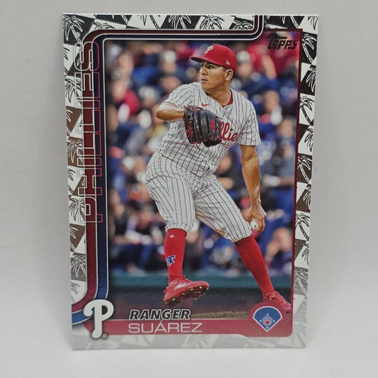 2025 Topps Series 1 Ranger Suarez #56 Spring Training Foil Phillies
