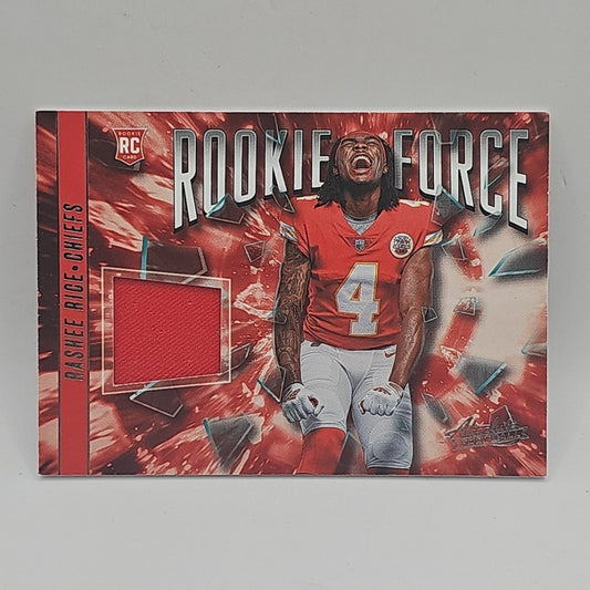2023 Absolute Rookie Force Relic - Rashee Rice (RF-17) Kansas City Chiefs