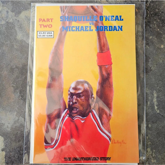 Shaquille O'Neal Vs. MICHAEL JORDAN #2 1993 Athletic Comics - Comic Book