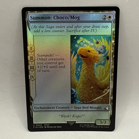 MTG Magic the Gathering FOIL Summon: Choco/Mog Final Fantasy