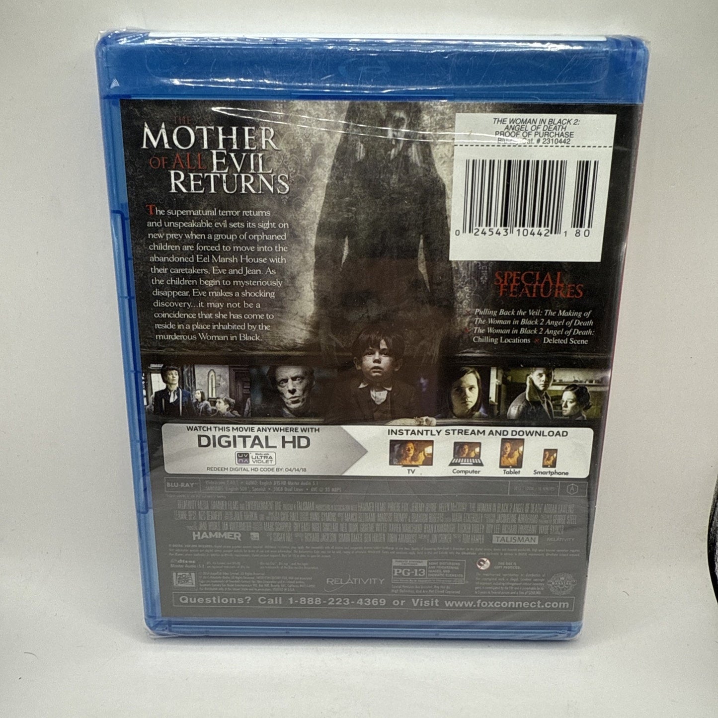 The Woman in Black 2: Angel of Death (Blu-ray Disc, 2015)