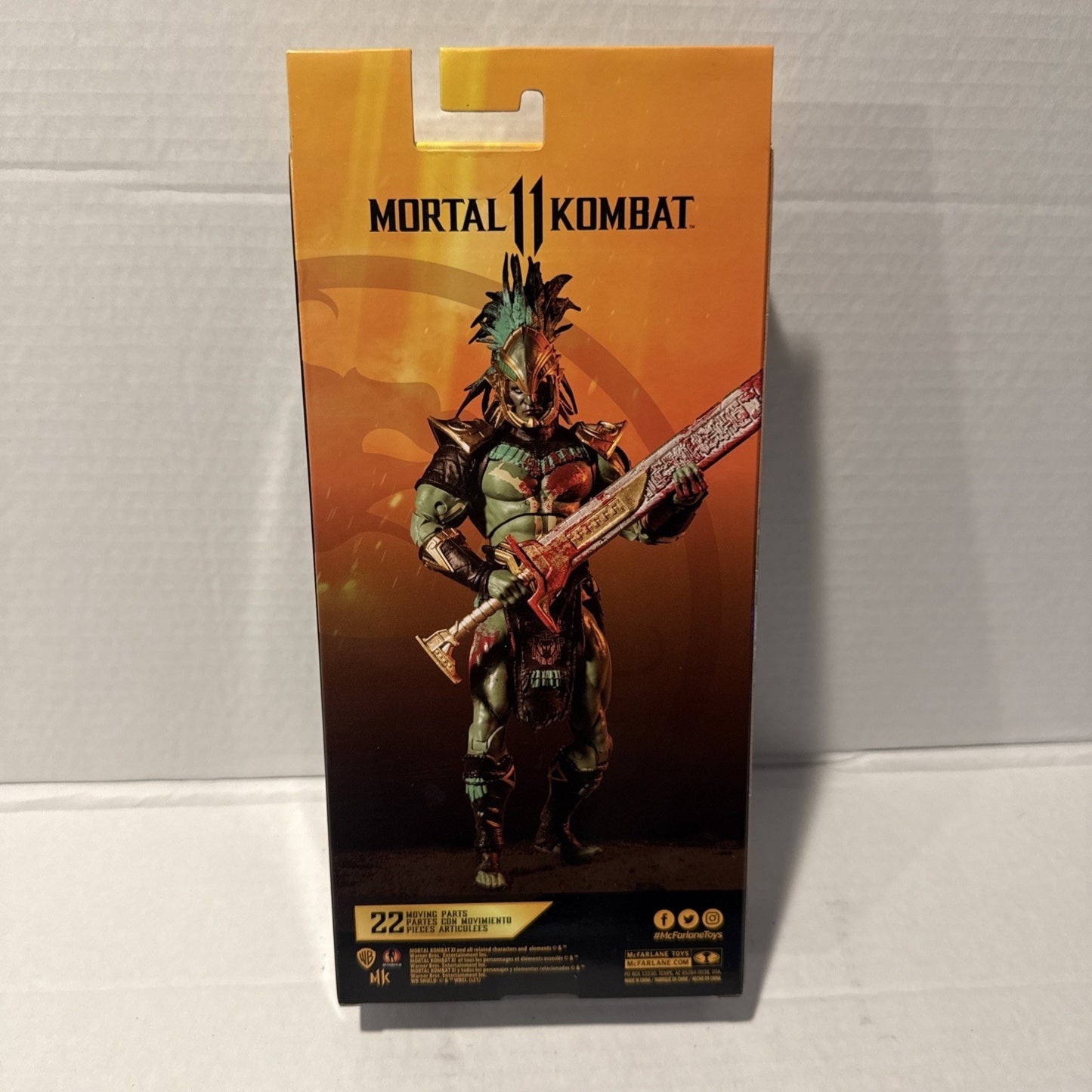 McFarlane Toys Mortal Kombat 11 Kotal Kahn (Bloody) 7" Action Figure - New