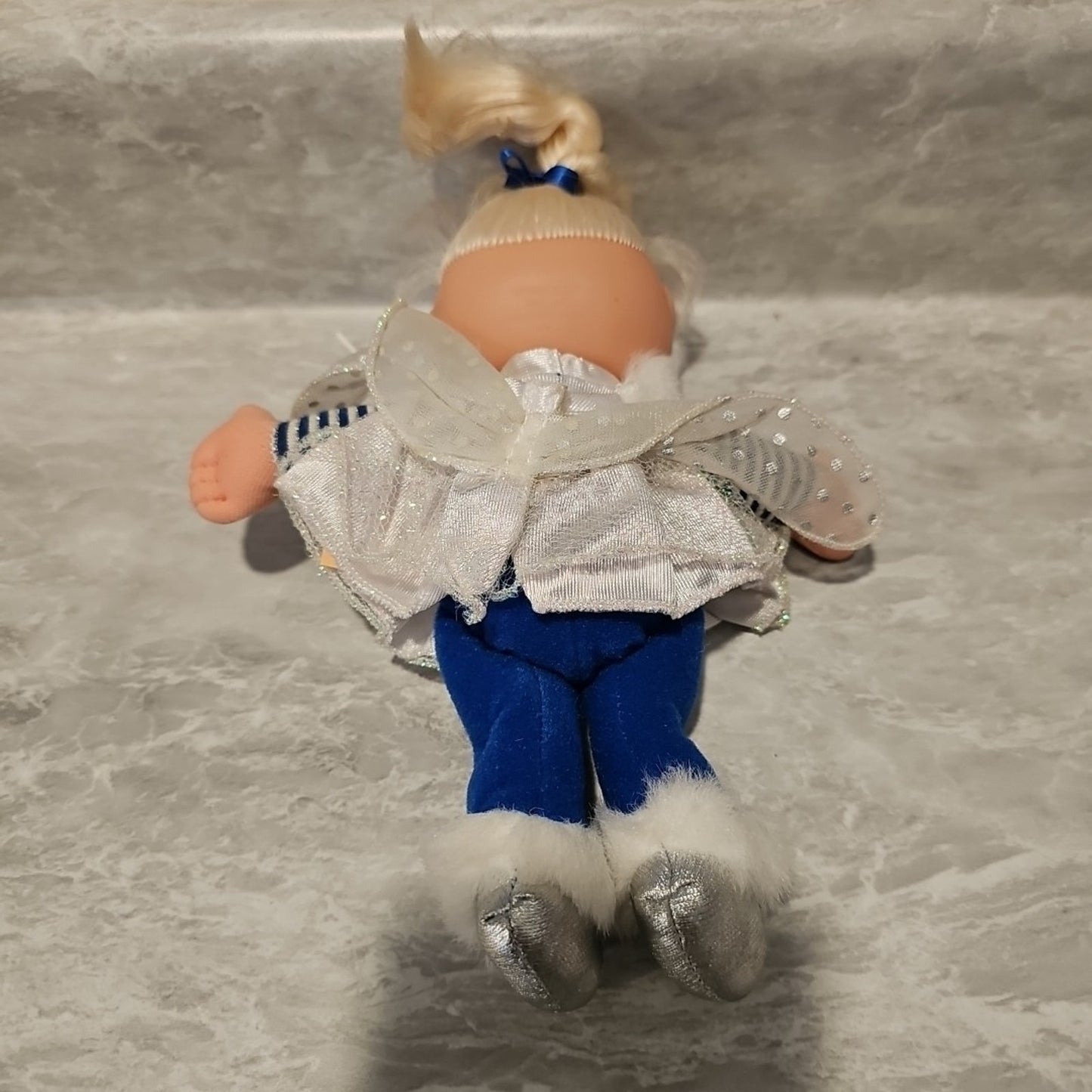 Vintage 1995 Mattel Cabbage Patch Kids Snow Angel 8" Plush Mini Doll