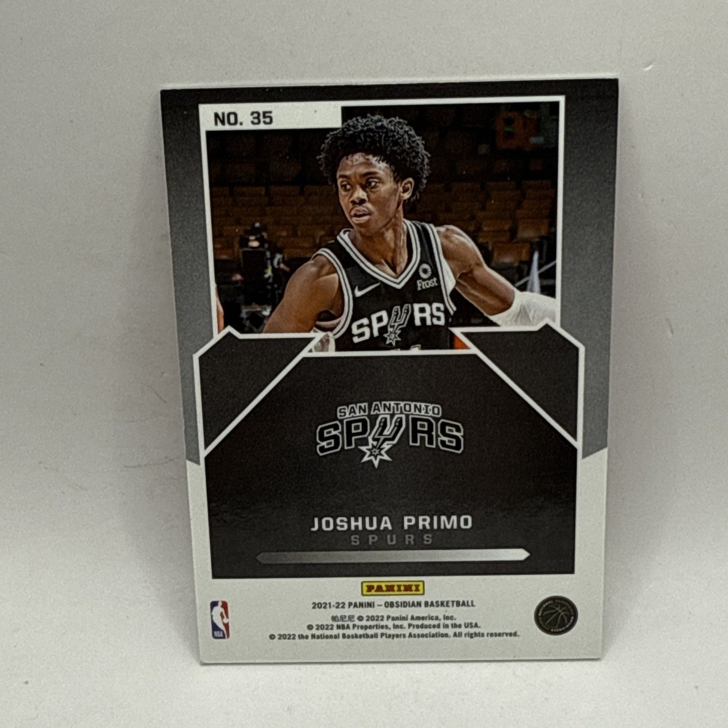 2021-22 Panini Obsidian Joshua Primo Magnitude Red Flood Electric Etch #35