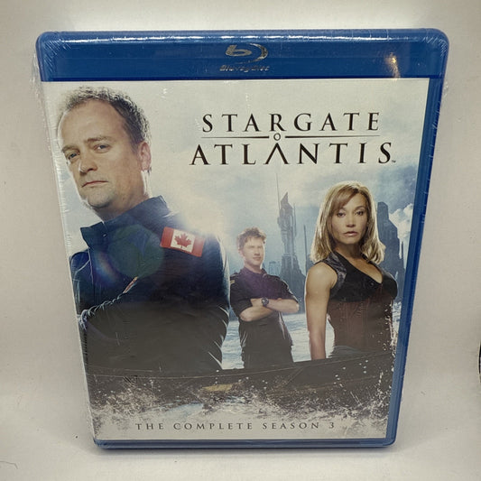 Stargate Atlantis Season 3 Blu-Ray (4 Discs), New & Factory Sealed TV Show