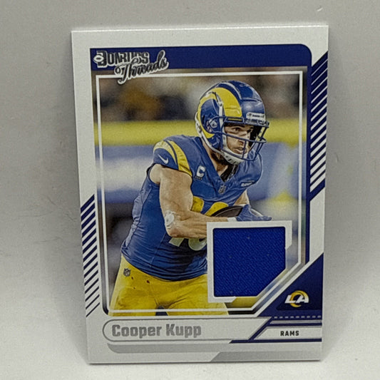 2024 Panini Donruss - Donruss Threads Cooper Kupp #DTH-CKU NFL Rams Patch