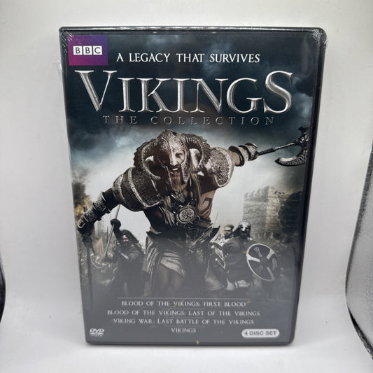 Vikings: the Collection (4 DVD Set) A Legacy that Survives BBC - New Sealed