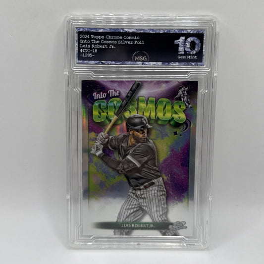 2024 Topps Chrome Cosmic #ITC-18 Luis Robert Jr. Into the Cosmos Graded 10