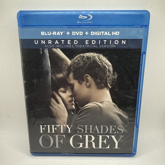 Fifty Shades of Grey Unrated (Blu-ray/DVD, 2015) - Dakota Johnson, Jamie Dorman