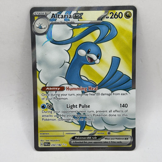 Altaria EX Full Art Holo Card 232/182 Sv04: Paradox Rift