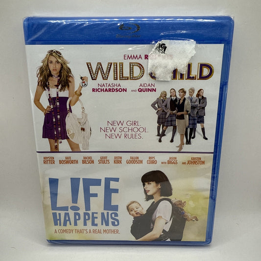 Wild Child & Life Happens: Double Feature (Blu-ray) New Sealed Movies