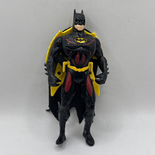 Vintage 1995 Kenner Batman Forever Black Blast Cape Batman Action Figure 5”