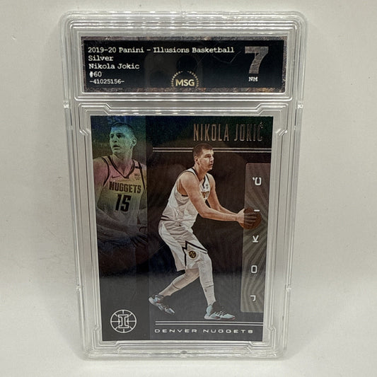 Nikola Jokic 2019-20 Panini Illusions Basketball #60 Denver NUGGETS NBA Graded 7