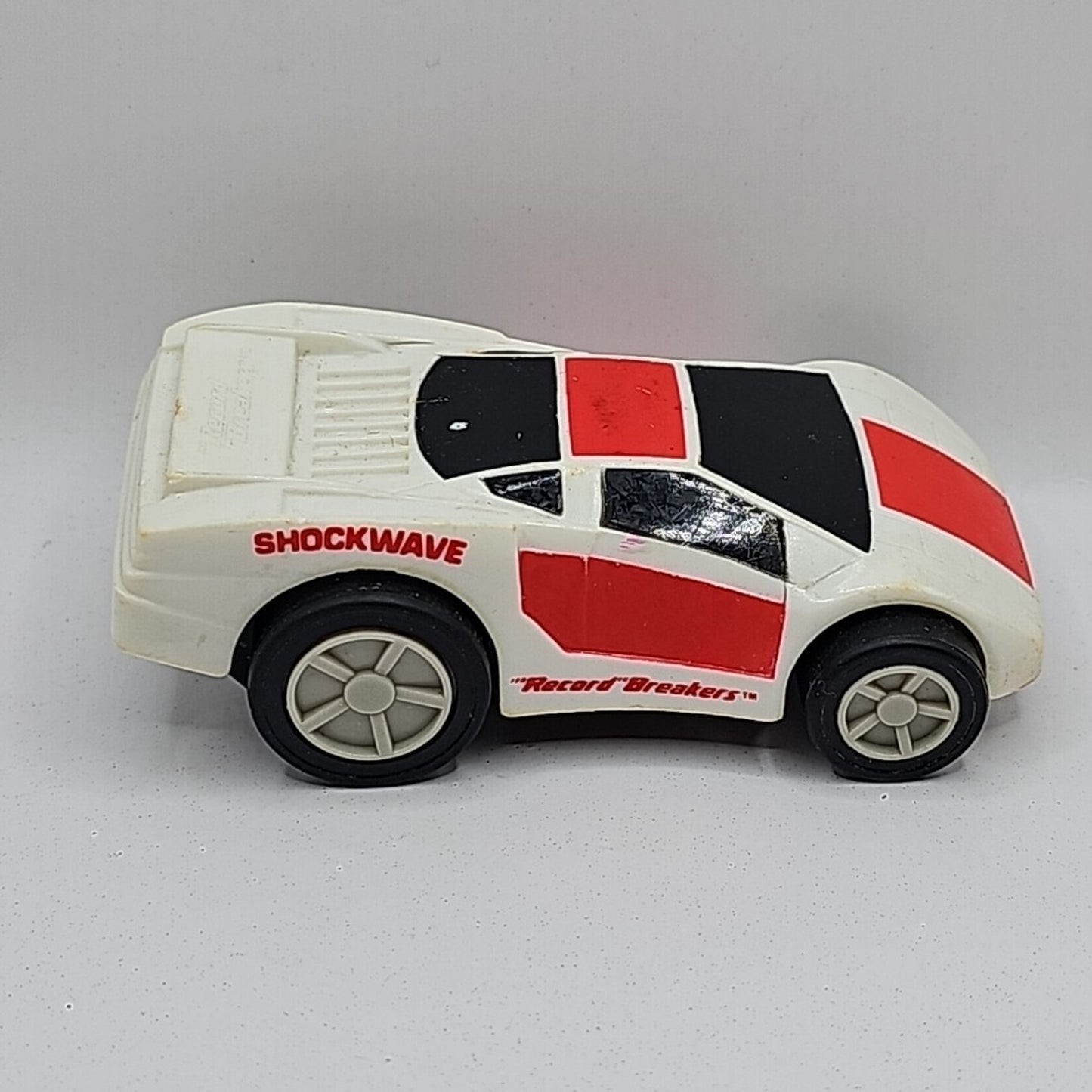 1989 BURGER KING KIDS MEAL HASBRO RECORD BREAKERS SHOCKWAVE CAR TOY 3.5"