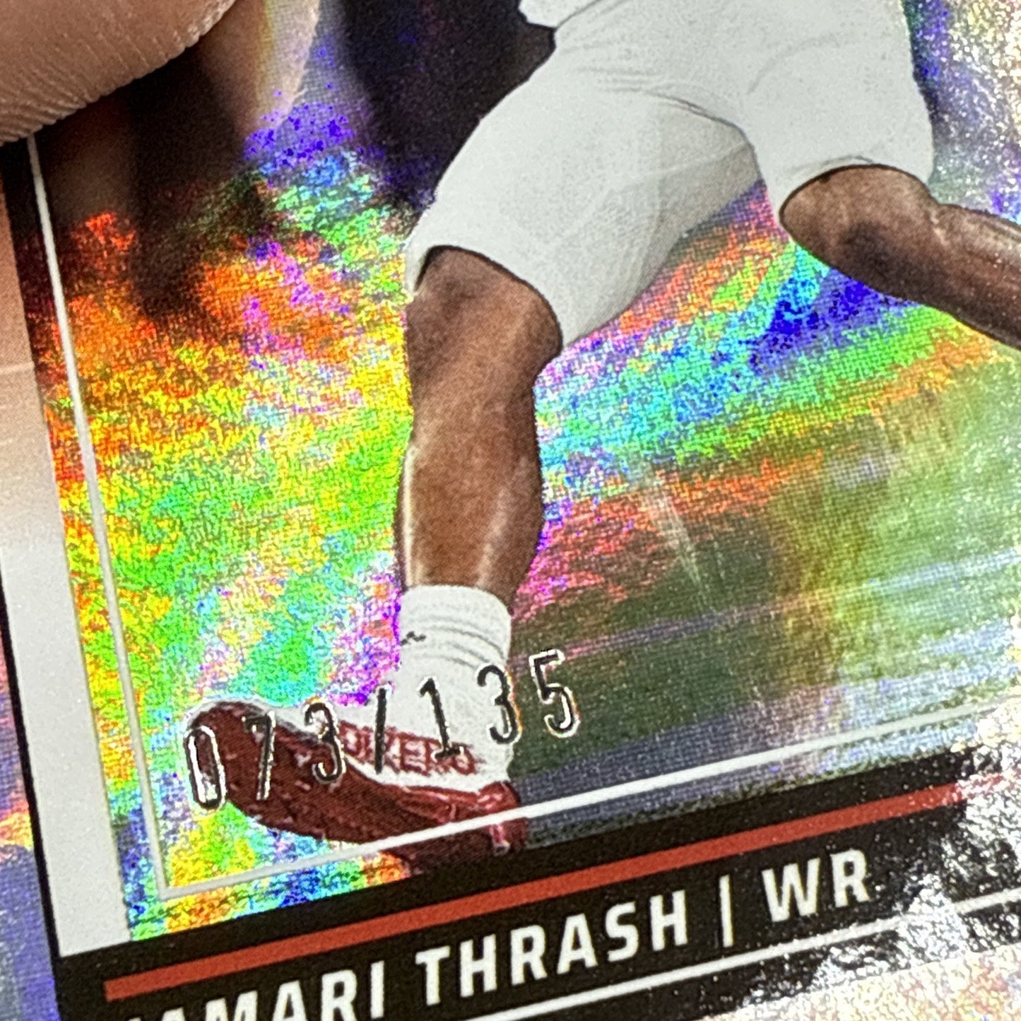 2024 Score #382 Jamari Thrash RC Silver Chrome Numbered /135