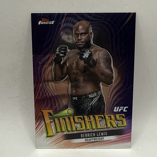 2024 Topps Finest UFC Derrick Lewis Finishers FIN-7 Collectible Trading Card