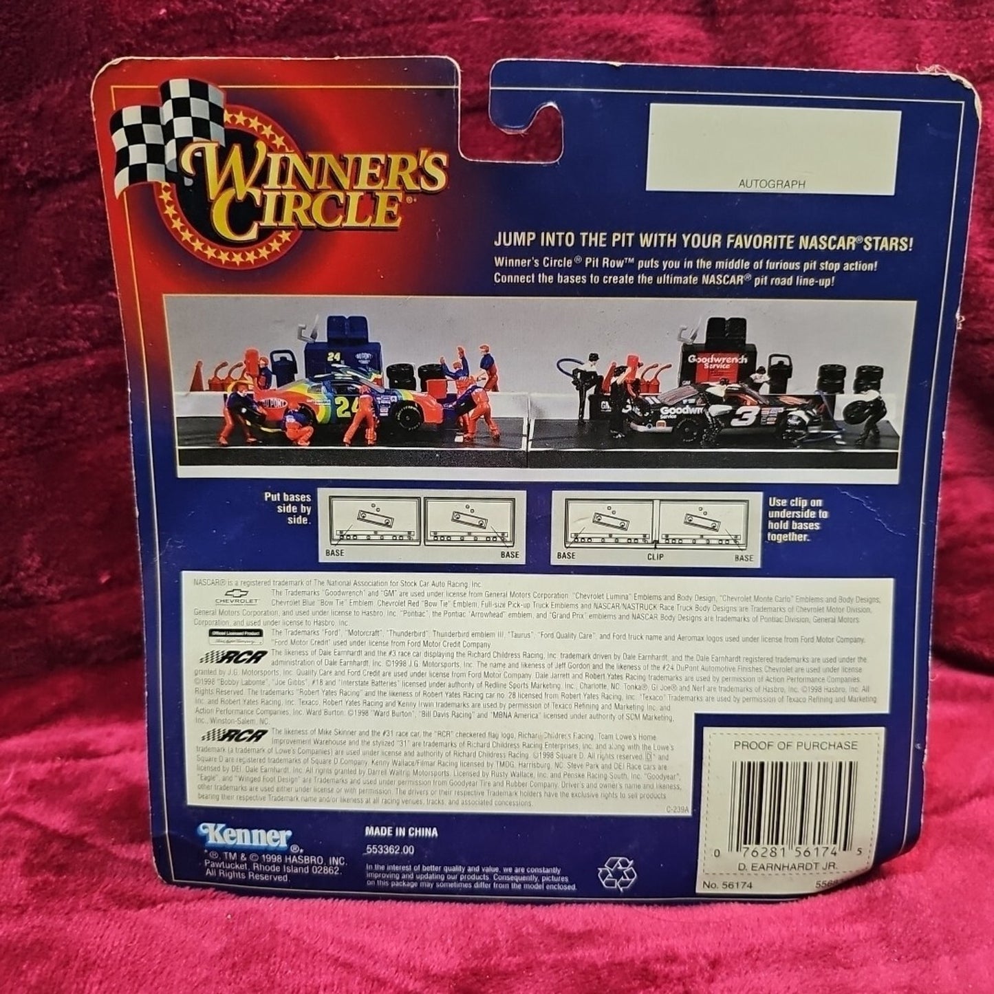 Dale Earnhardt Jr #3 ACDelco Chevy Winner's Circle Pit Row Series Die Cast