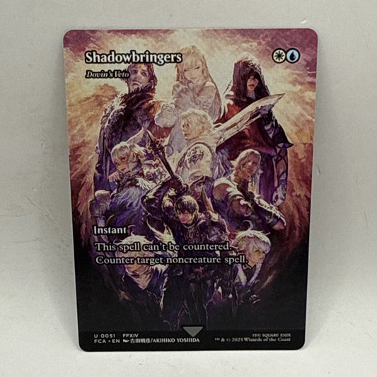 WOTC Universes Beyond: FINAL FANTASY: T Shadowbringers - Dovin's Veto LP Card