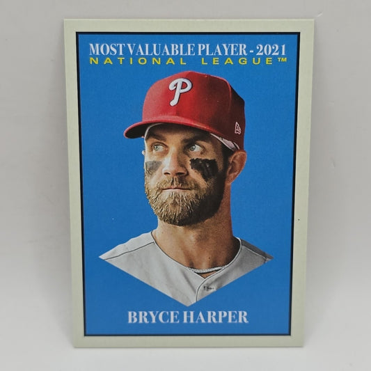 2022 Topps Archives Most Valuable Player 2021 NL Bryce Harper Phillies #317