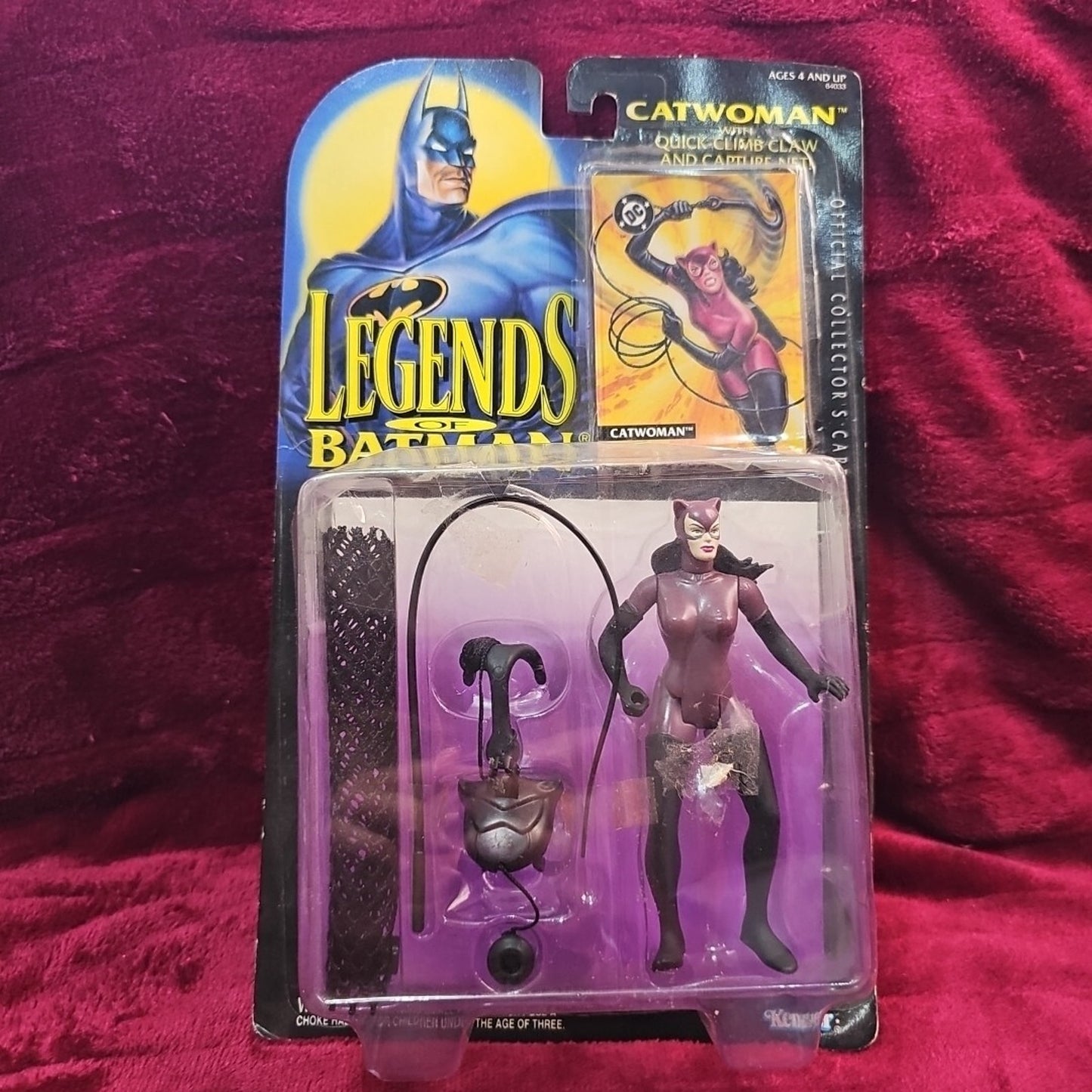1994 Kenner Legends of Batman Catwoman with Quick-Climb Claw & Capture Net