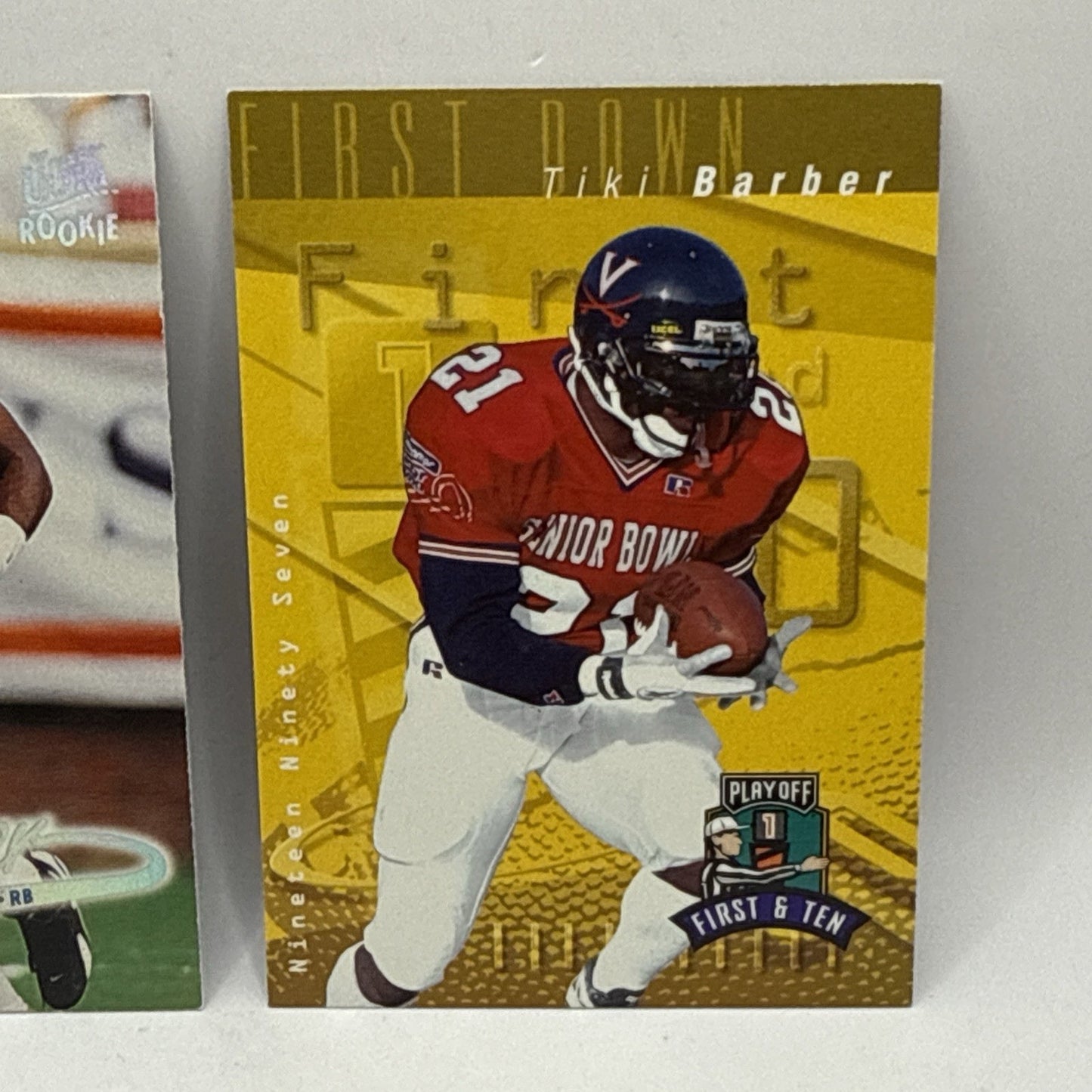 1997 Fleer Ultra Football Tiki Barber RC #175 Vintage NFL Trading Cards