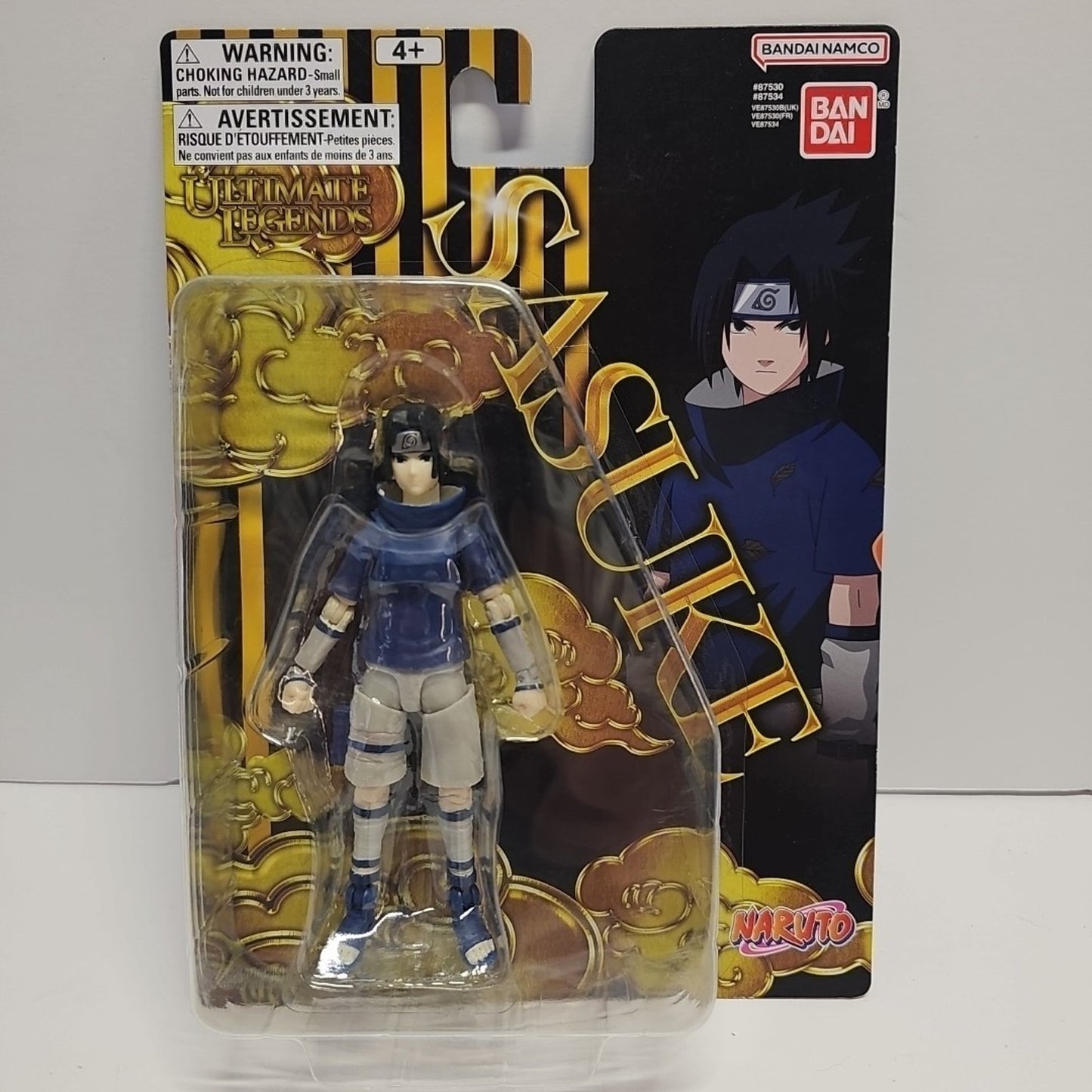 Naruto Ultimate Legends Sasuke Uchiha Figure MOC Bandai Anime Action Figure