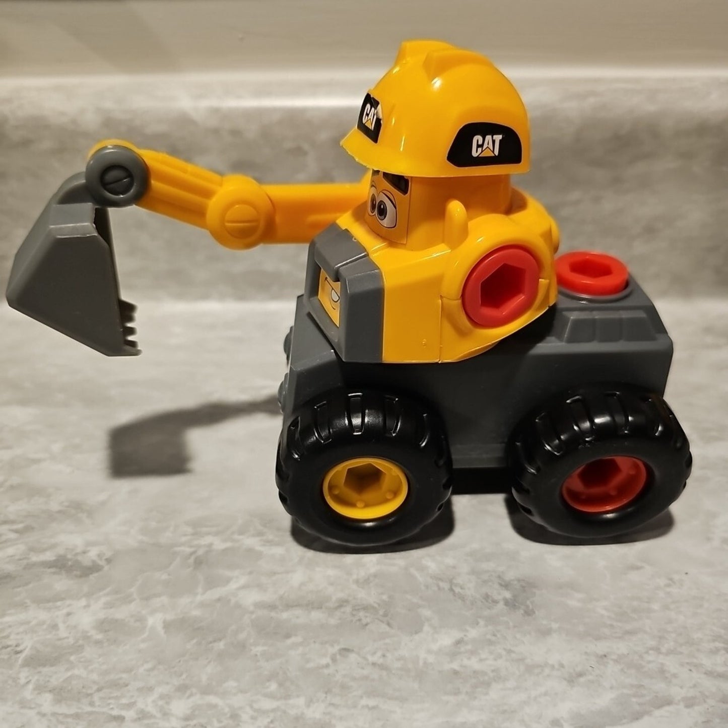 CAT Junior Crew Fix-It Fleet Bulldozer With Noise & Excavator - No Toy Drill