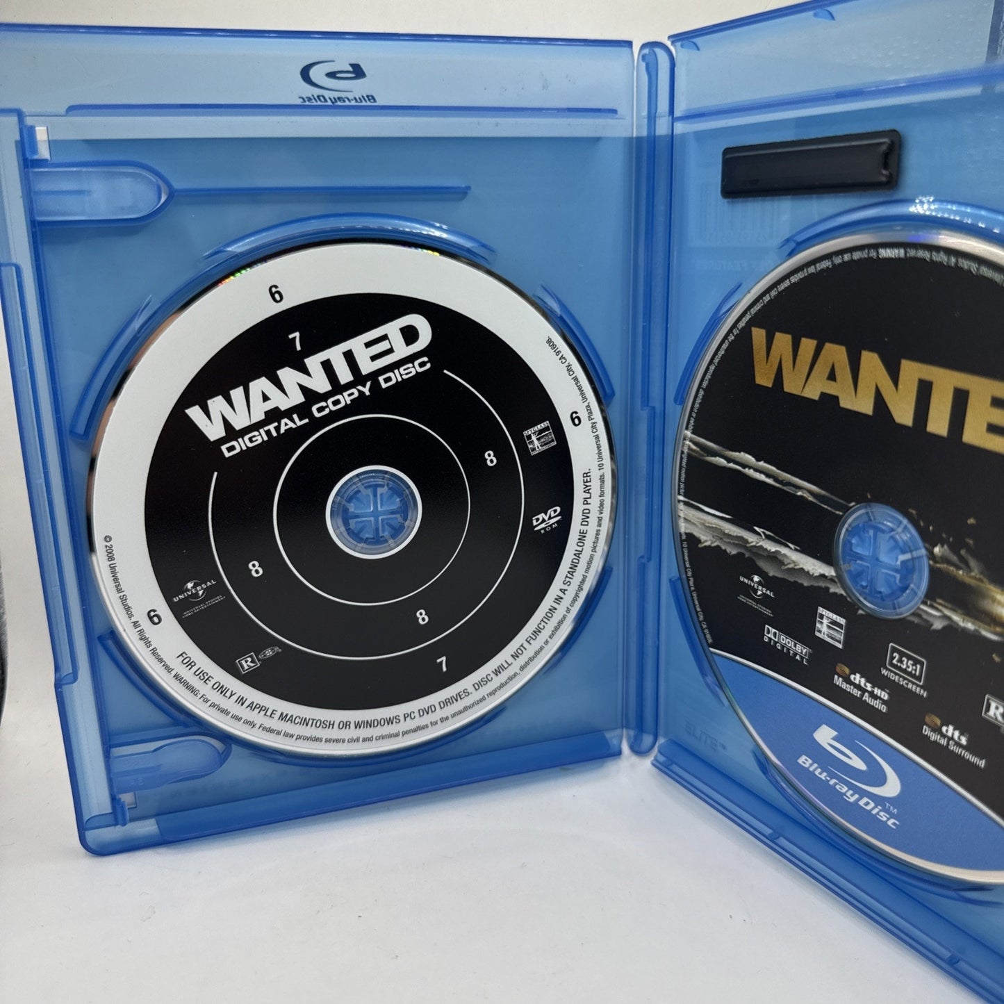 Wanted Blu-ray Movie - Angelina Jolie - Hi-Def Movie Experience