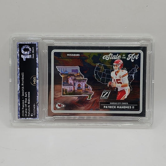 2024 Panini - Zenith Football - Patrick Mahomes II - State of the Art #1 Graded