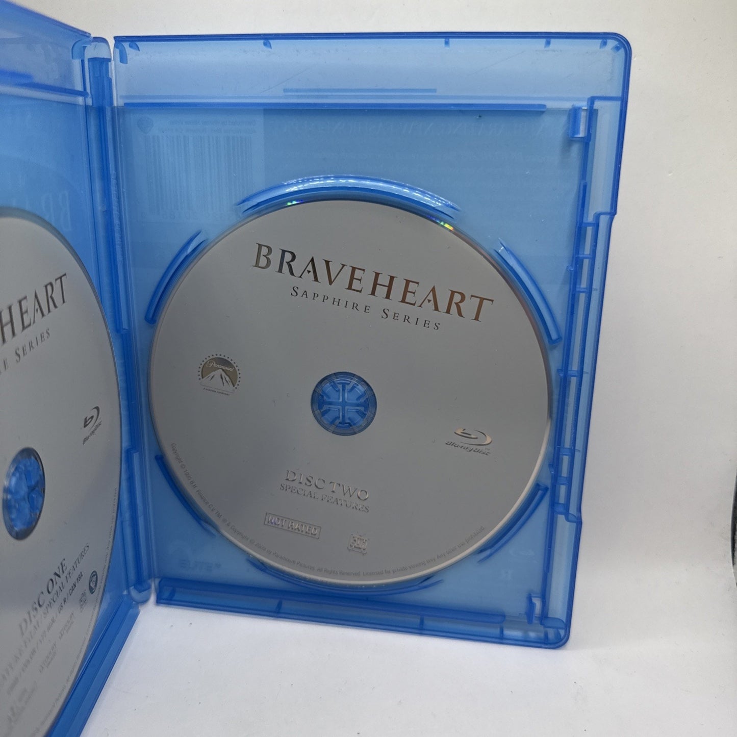 Braveheart (Blu-ray Disc, 2013, 2-Disc Set) Mel Gibson - Sapphire Series