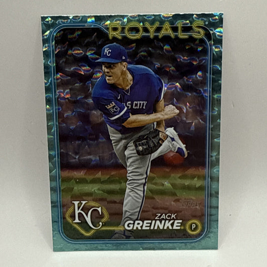 2024 Topps Series 2 - Aqua Foil #610 Zack Greinke /399 MLB Kansas City Royals