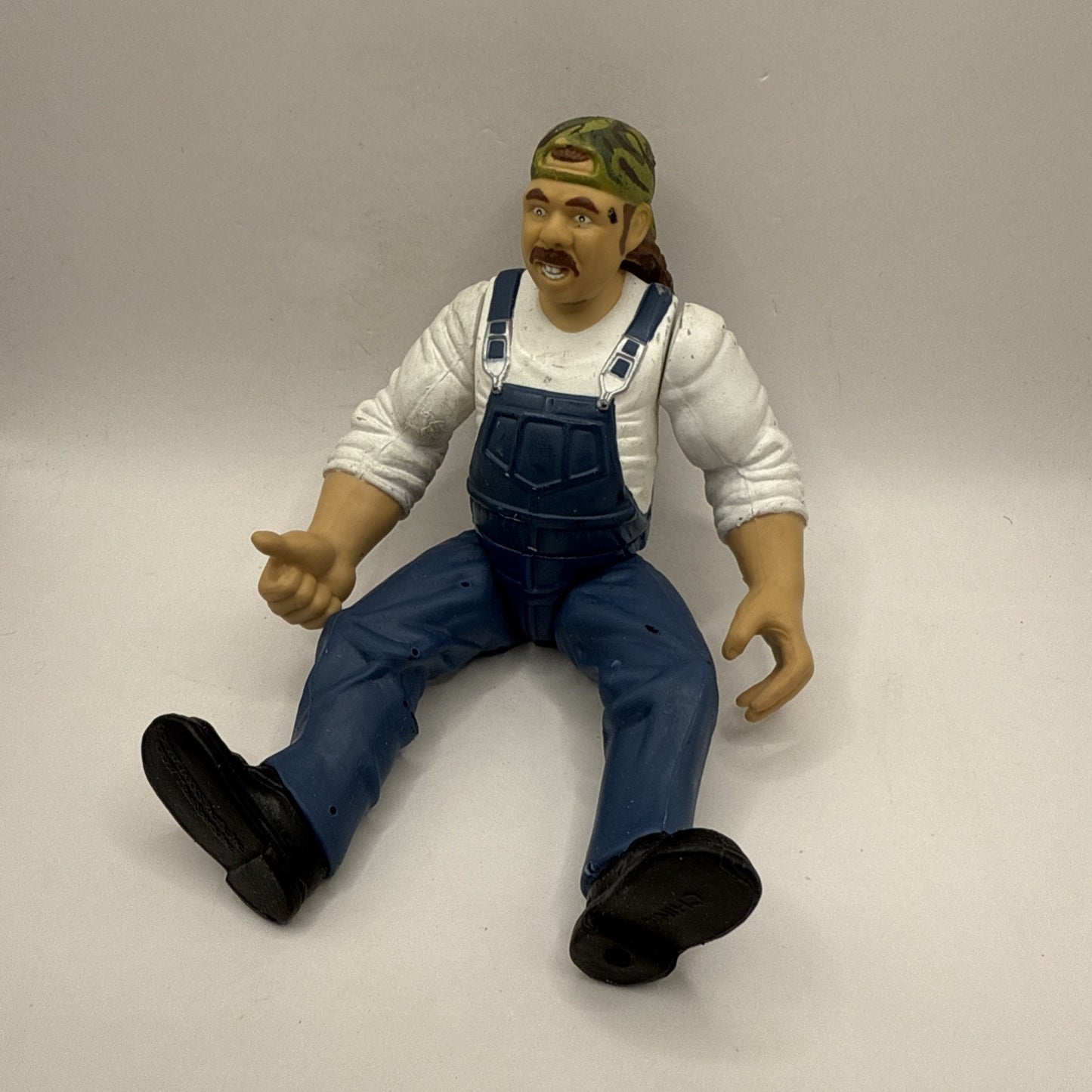 Vintage Phineas Godwinn 6" Wrestling Action Figure WWE WWF - Jakks 1997