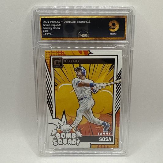 Sammy Sosa 2024 Donruss Baseball Bomb Squad Chicago Cubs Collectible