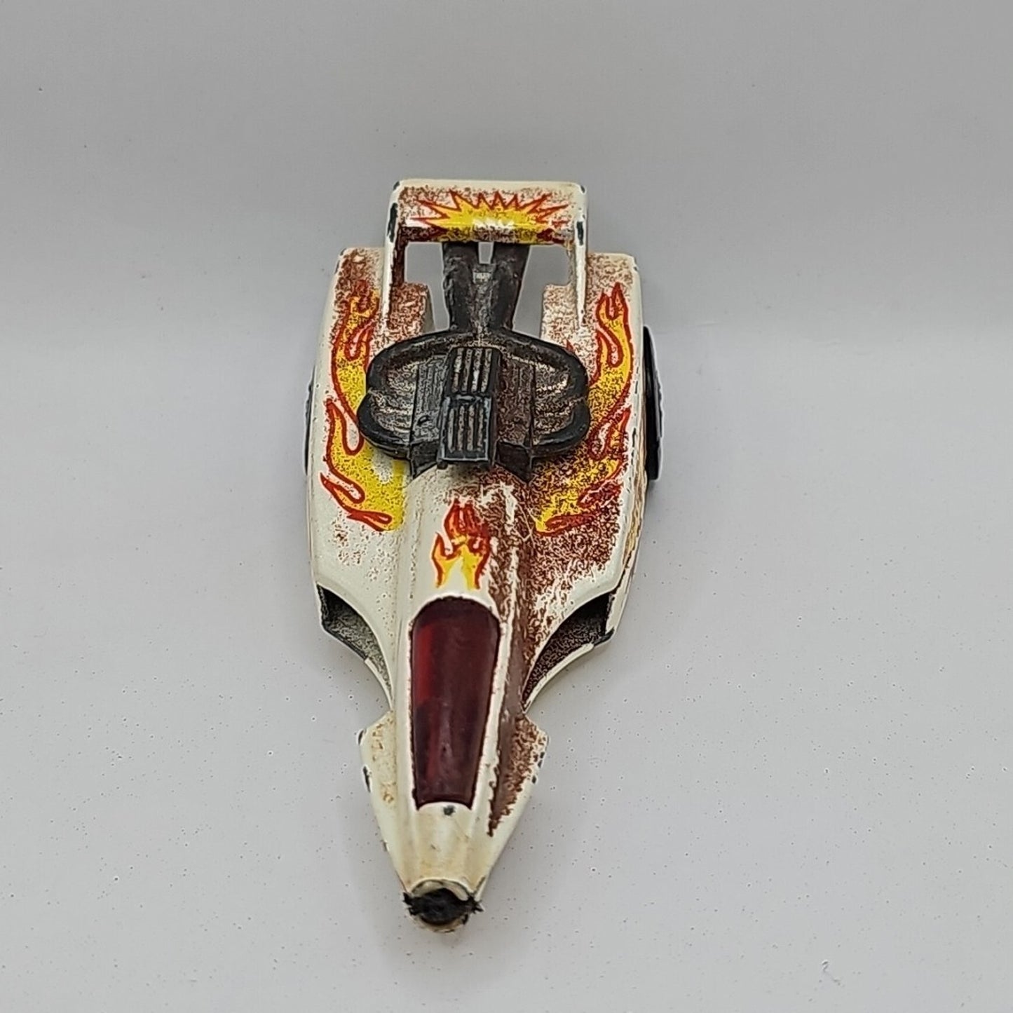 Vintage Hot Wheels XT-3 Vehicle Diecast Pearl White Racecar 1/64 1984