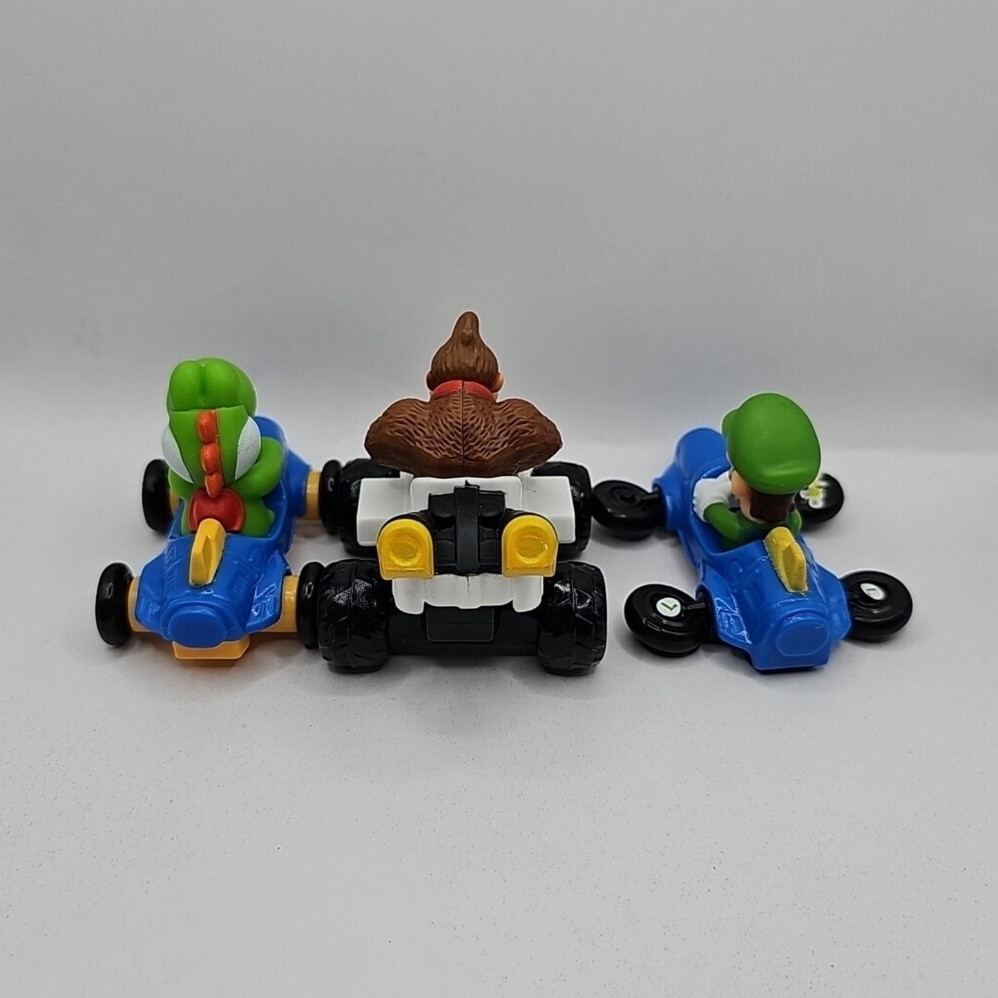 Mario Kart | Mcdonalds Happy Meal Toys | Set of 3 Yoshi, Luigi & Donkey Kong