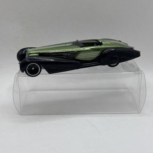 Custom Cadillac Fleetwood Hot Wheels 2025 Rod Squad #24 Green 1:64 Scale Car