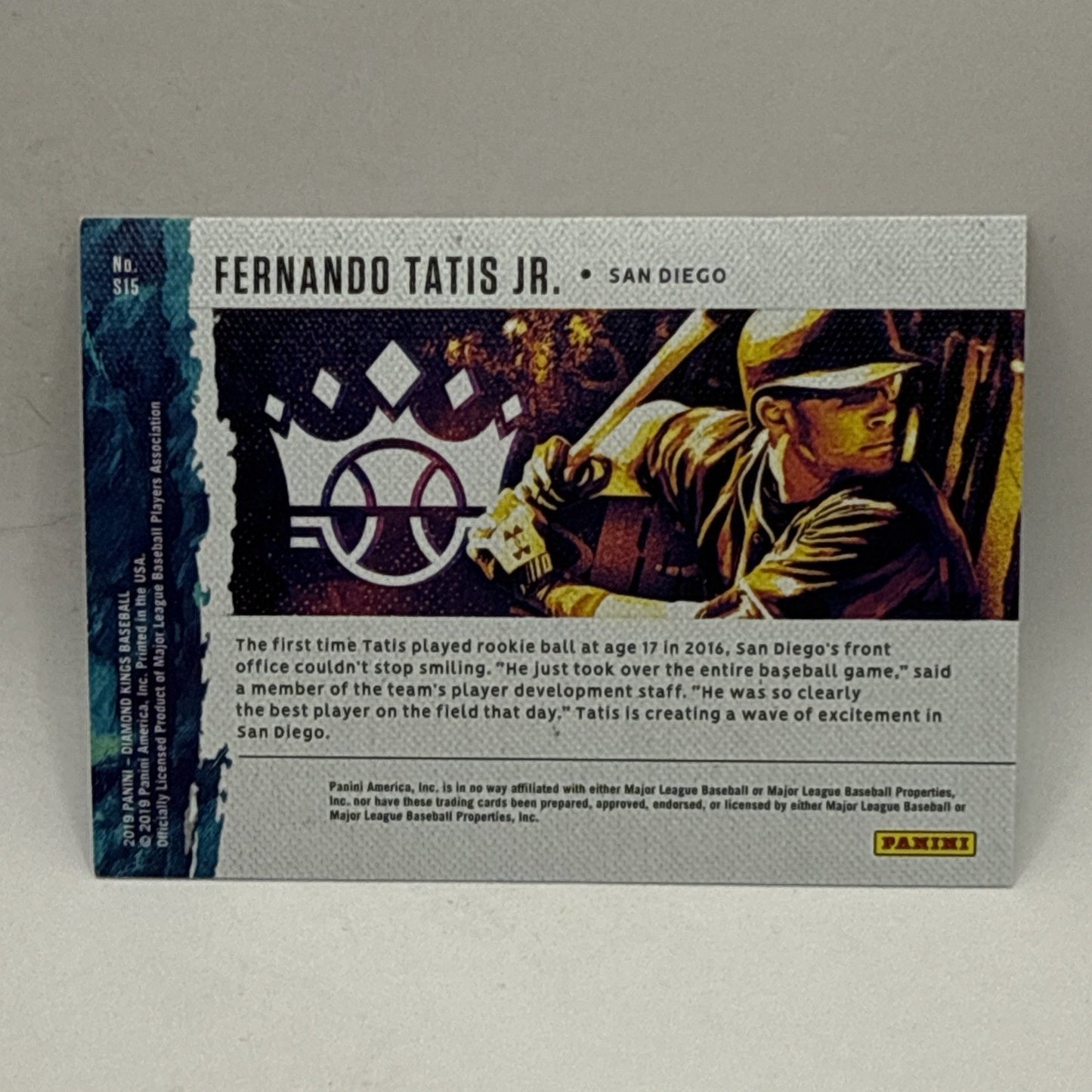 2019 Panini Diamond Kings Squires Holo Gold Fernando Tatis Jr #S15 RC San Diego