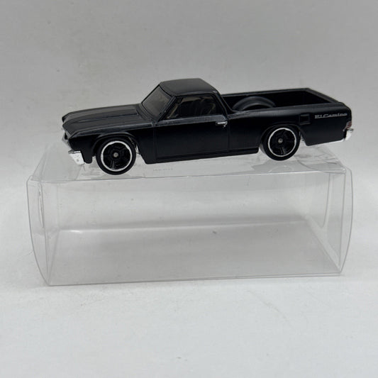 2022 Hot Wheels 1967 Chevrolet El Camino Matte Black 1:64 Die-cast Toy Car