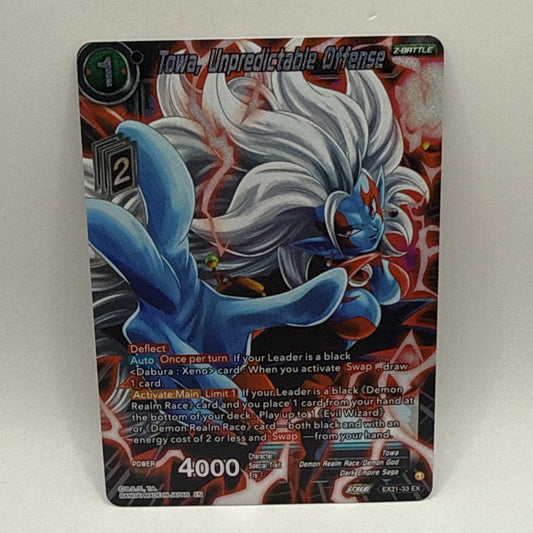2022 Dragon Ball Super CCG 5th Anniversary EX21 Towa Unpredictable Offense Foil