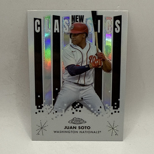 2022 Topps Chrome - New Classics #NC-2 Juan Soto Refractor Washington Nationals
