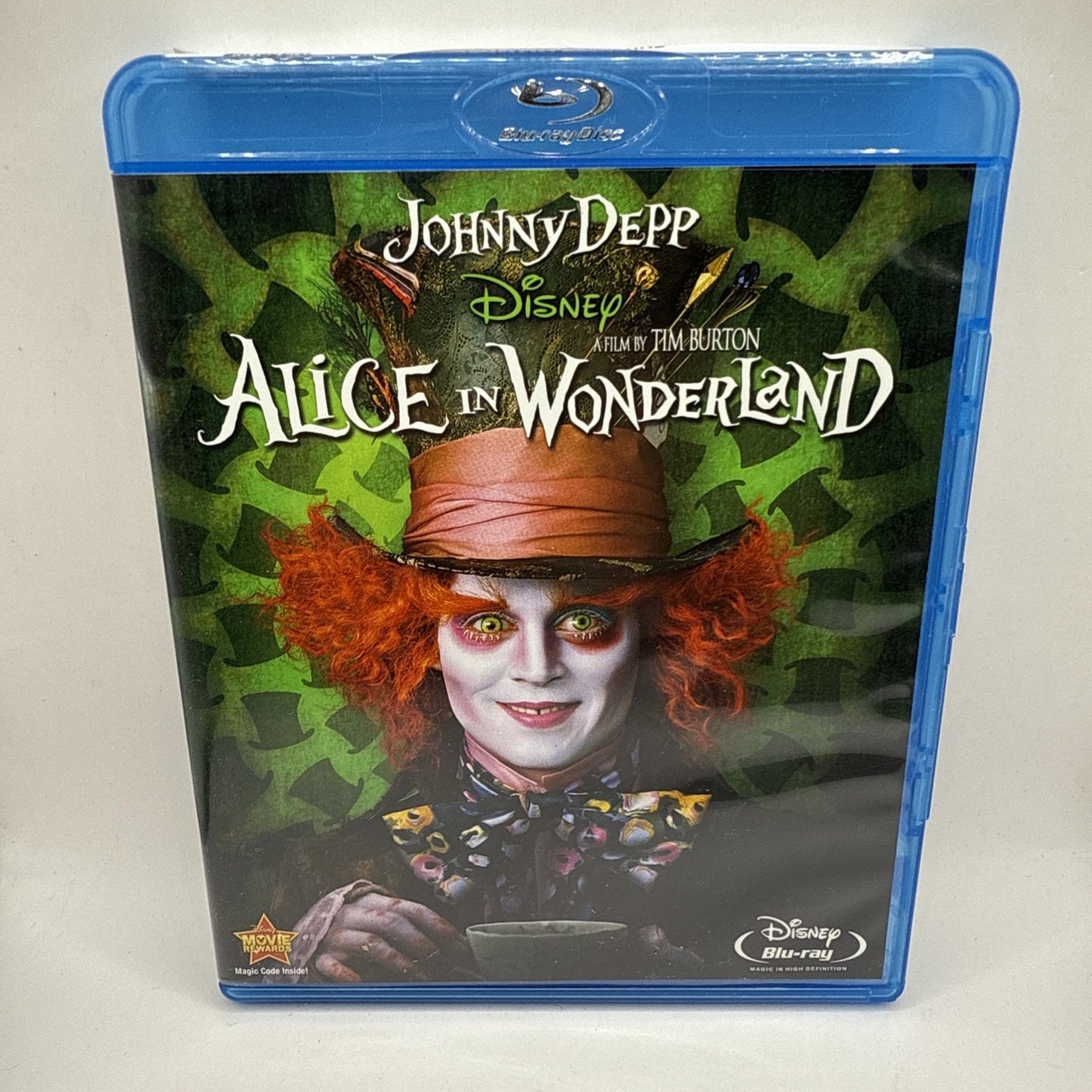 Alice in Wonderland (Blu-ray Disc, 2010) Tim Burton Disney Movie