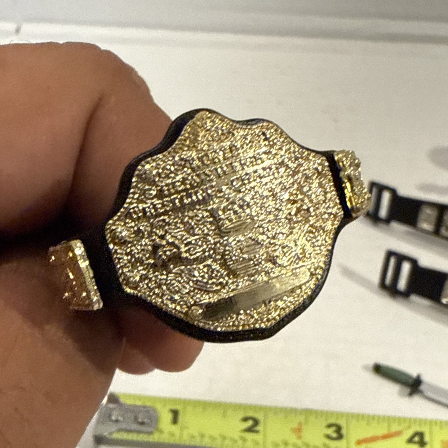 WWE Tag Team Championship Title Belt Set lot Of Action Figure Accessories TNA