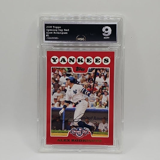 2008 Topps Opening Day Red Alex Rodriguez New York Yankees #1 Parallel