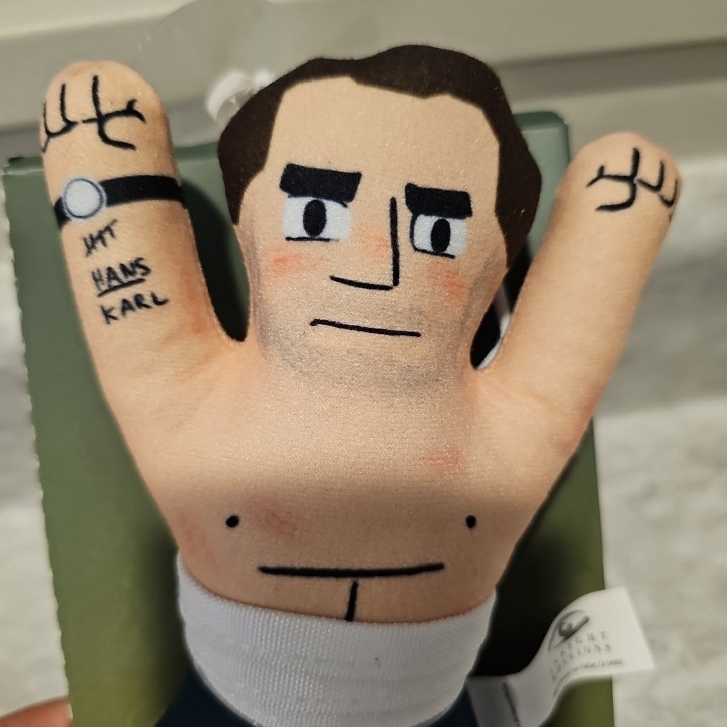 A Die Hard Christmas John McClane Suction Cup Plush Insight Editions 7”