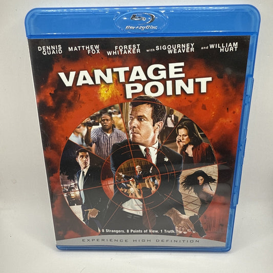 Vantage Point (Blu-ray, 2008) Movie - Matthew Fox - Dennis Quaid - High Def