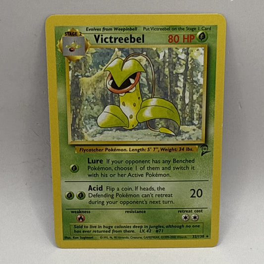 Victreebel 32/130 Base 2 Vintage Rare Pokemon TCG Non Holo LP Collectible Card