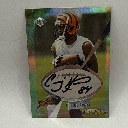 1999 Collector's Edge First Place Pro Signature Authentics #33 Craig Yeast Auto