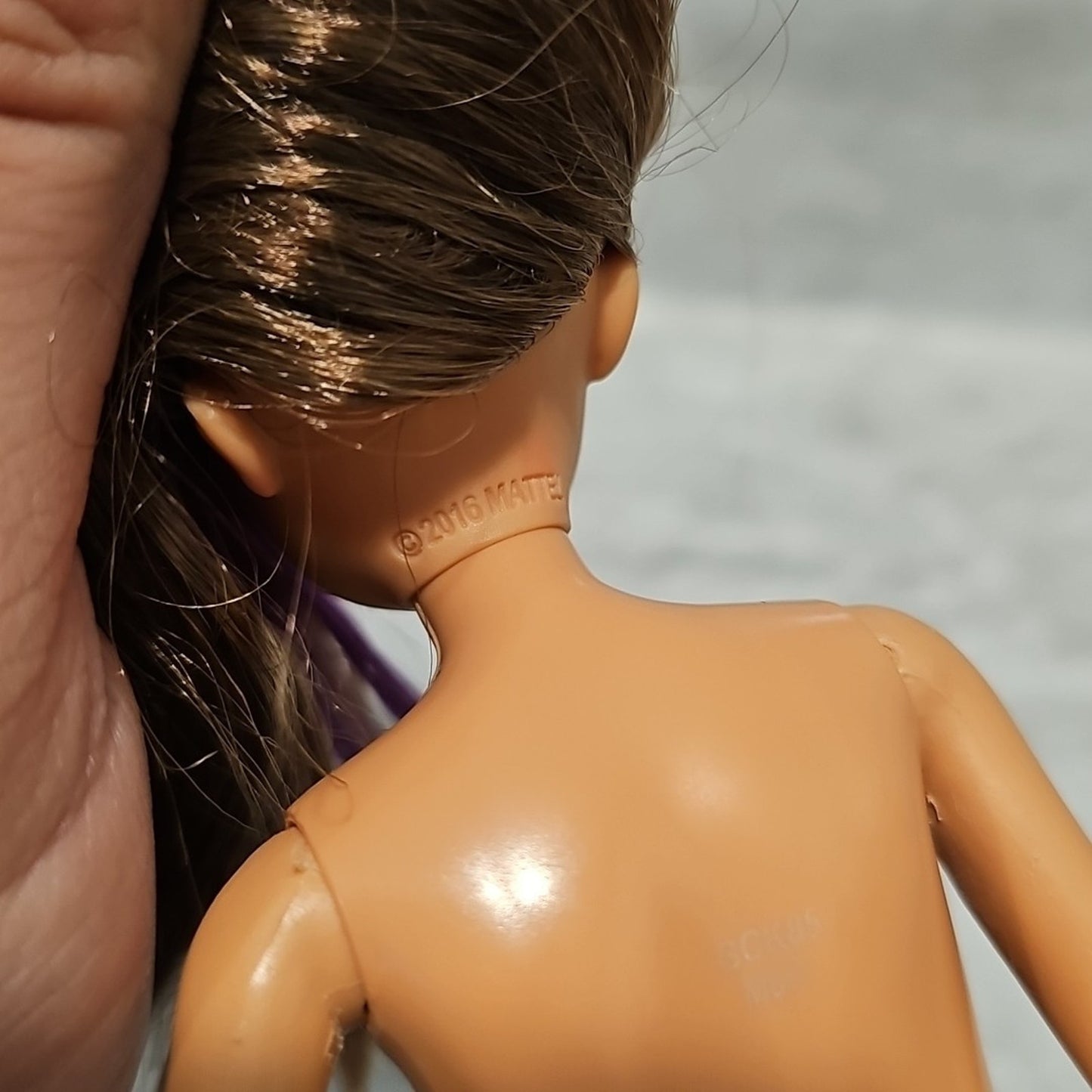 Barbie Brunette Nude Doll 2010 Mattel Gck85 Straight Arms & Legs, Flat Feet