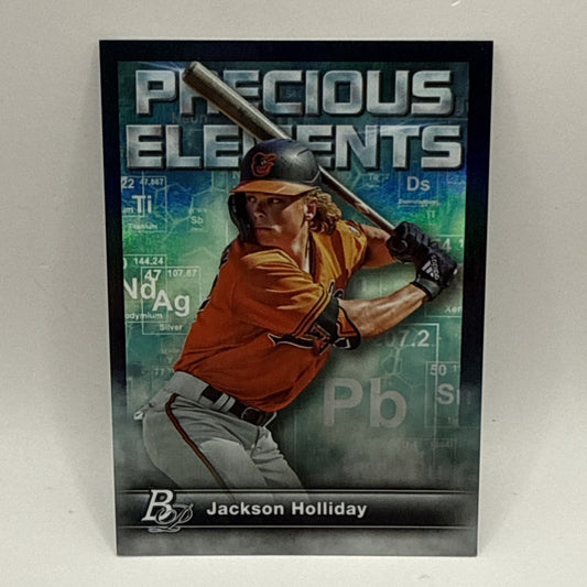 2023 Bowman Platinum Baseball Precious Elements # PE-11 Jackson Holliday