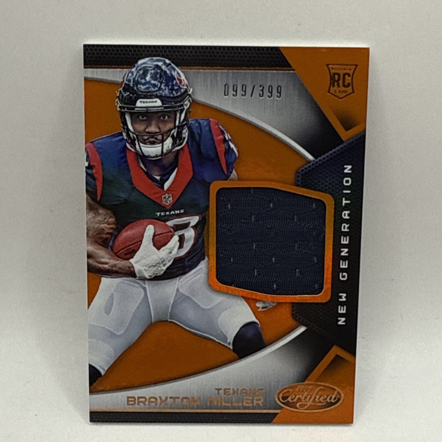 #16 Braxton Miller 2016 Panini Certified #/399 New Generation Jerseys Orange